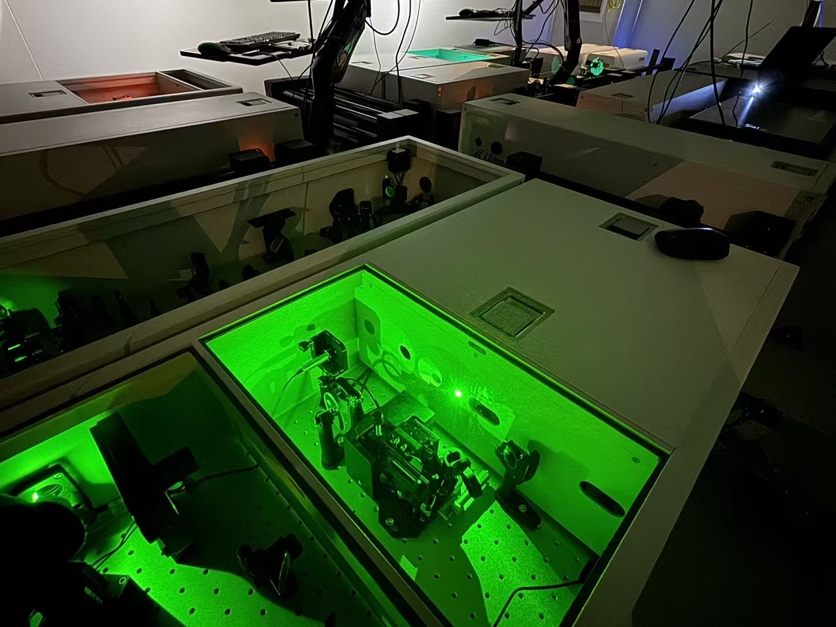 Time-resolved spectroscopy setup